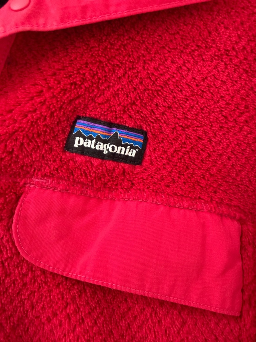 Patagonia Re-tool Snap T Pullover in Maraschino - Size M - Picture 6 of 9